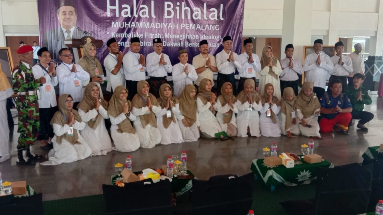 Halal Bihalal Muhammadiyah Pemalang ” Kembali Ke Fitrah Meneguhkan Ideologi Menggembirakan Dakwah Berkembang “