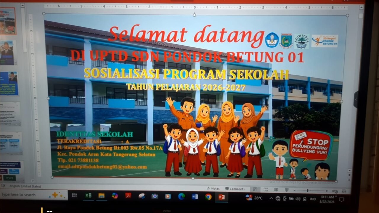 Sosialisasi Kegiatan Kokurikuler 2026 di  Sekolah UPTD SDN PONDOK BETUNG 01